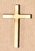 Kors i træ, lille2,5 x 4 cm