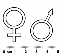 Dreng og pige symbol