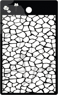 Maremis Small Art - Stencil - Broken Glass No 14