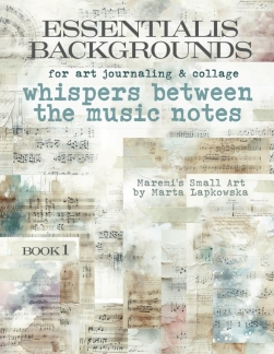 Maremi´s Collage Book - Essential Backgrounds - Whispers between the Music Notes - Book 1