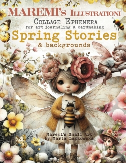 Collage Book - Maremi`s Illustrationi - Spring Stories and Backgrounds