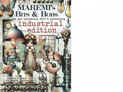 MAREMI'S Industrial Edition &ndash; A4 Kreativt H&aelig;fte til Collage & Art Journaling