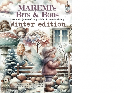 MAREMI'S Winter Edition &ndash; A4 Kreativt H&aelig;fte til Collage & Art Journaling