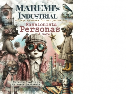 MAREMI'S Fashionista Personas & More &ndash; A4 Kreativt H&aelig;fte til Collage & Art Journaling