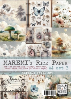 Maremi´s Rice paper - A4 - Set 3