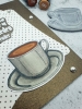 Kaffe kop- stempel