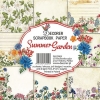 Decorer papir - Summer Garden -15 x 15 cm