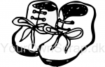 Baby sko - stempel sæt