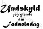 Undskyld... - Your Own Scrap stempel
