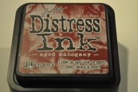 Distress ink- Aged mahogany