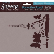 Sheena Douglass Stencil - Eiffel Tower