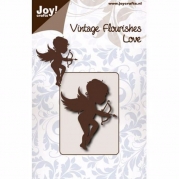 Joy Crafts die - Vintage Flourishes - Love - Amor med sin pil