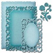 Cut/Emboss Die - Romantic Rose - Spellbinders