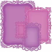 Cut/Emboss Die - Decorative Labels Eight - Spellbinders