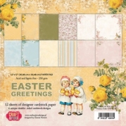 Easter Greeting - papirblok 12´x 12´(30,48 cm x 30,48 cm)