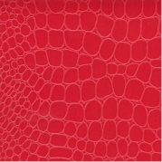 Krokodille papir 66 x 50 cm - rød