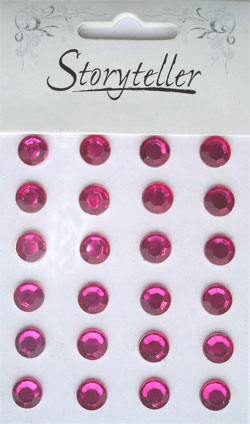 Rhinsten24 -Pink-ST0695 -1 cm