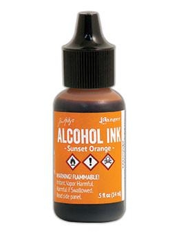 Alcohol Ink - Sunset Orange