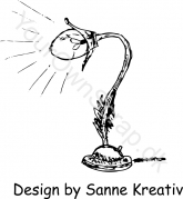 Vintage lampe - stempel
