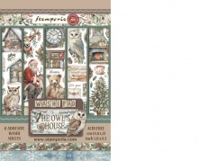 Stamperia - Washi Pad 21 x14,8 - 8 Sheets - The Owls House