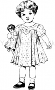 Pige med dukke