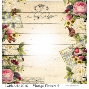 Lablanche 30x30 - Vintage Flowers 4