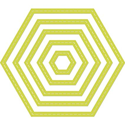 Kaiser Craft Die - Stitched Hexagon