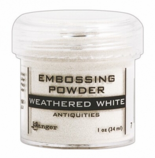 Embossing pulver - Weathered White 