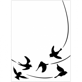 Emb folder - Birds in Flight - Darice