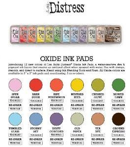 Distress Oxide Ink  -  Vælg 12  farver