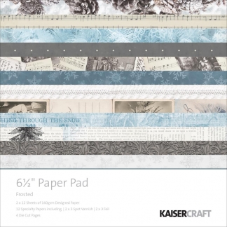 Frosted papirblok - 16 x 16 cm