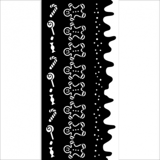 Stamperia_Stencil12x25cm_Candy Christmas Stripes