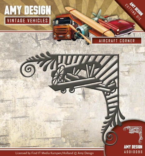 Amy Design die - Vintage Vehicles - Aircraft Corner